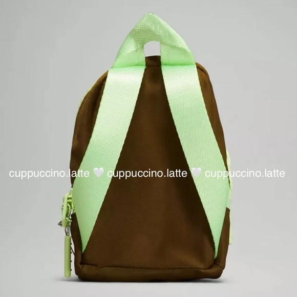 SOLD🍋Lululemon City Adventurer Backpack Nano White Opal/Burnt Caramel/Faded Zap - Picture 10 of 13